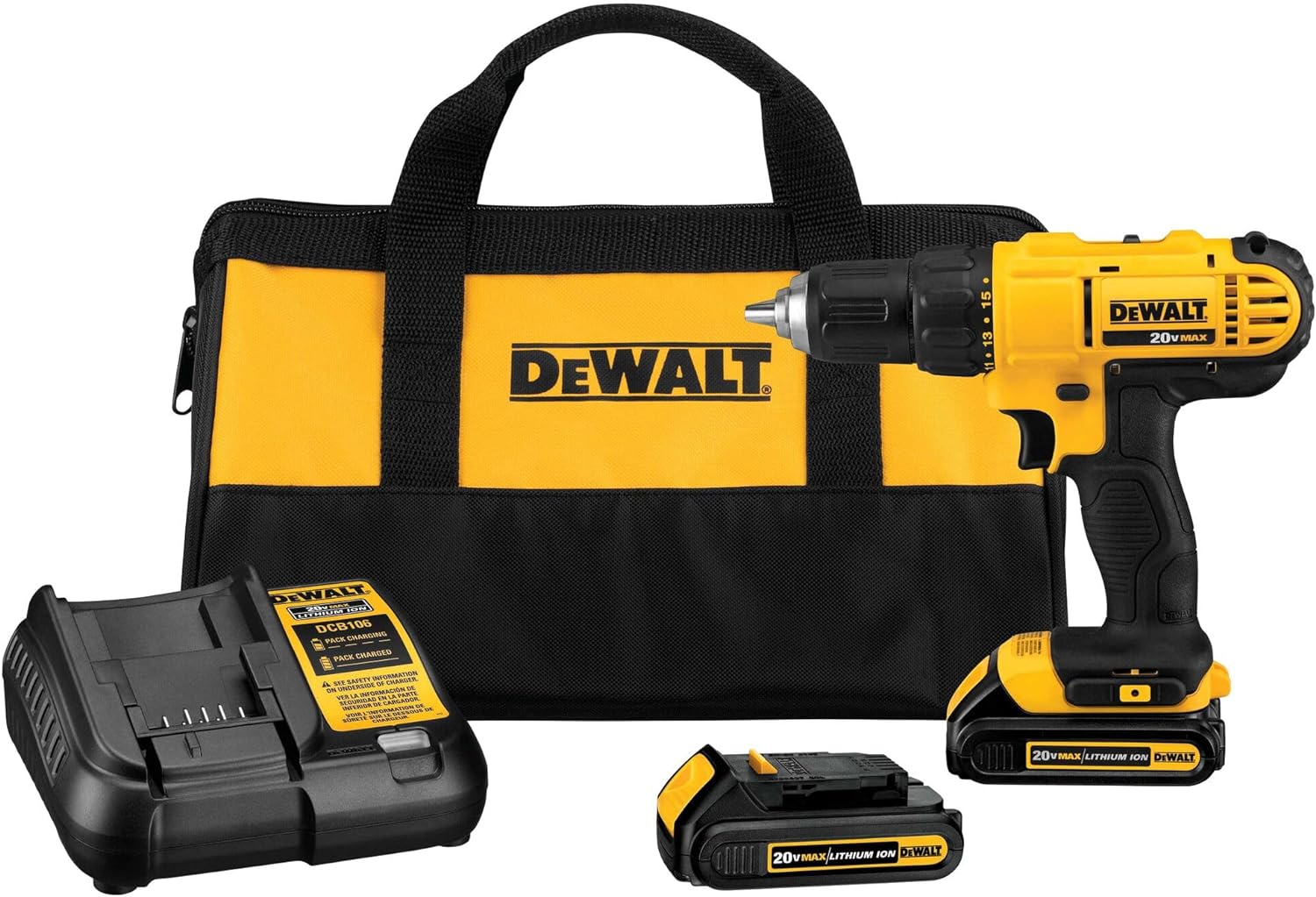 Cordless Drill &amp; Driver Set: The Ultimate DeWALT Kit