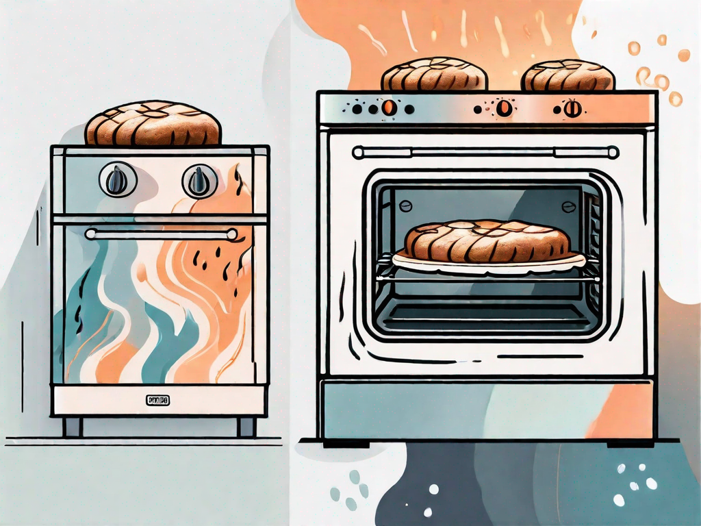 How do gas and electric ovens differ in baking results?