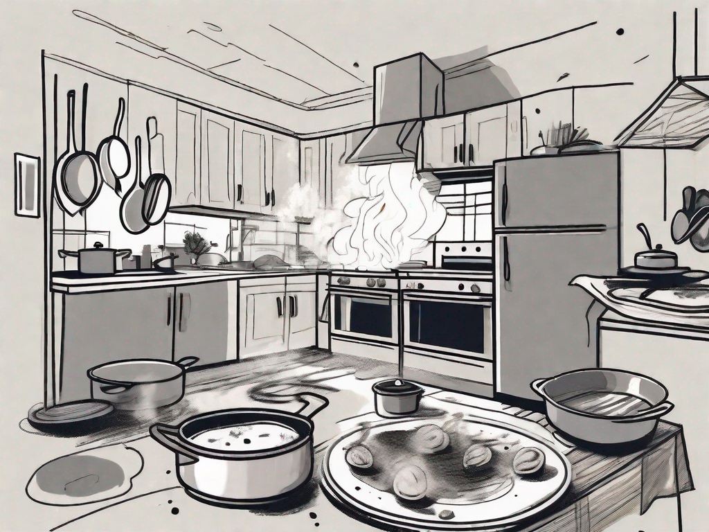 What are the potential downsides of an open kitchen?