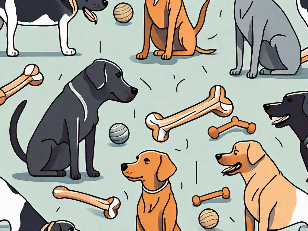 How can I provide appropriate chew toys for my dog?