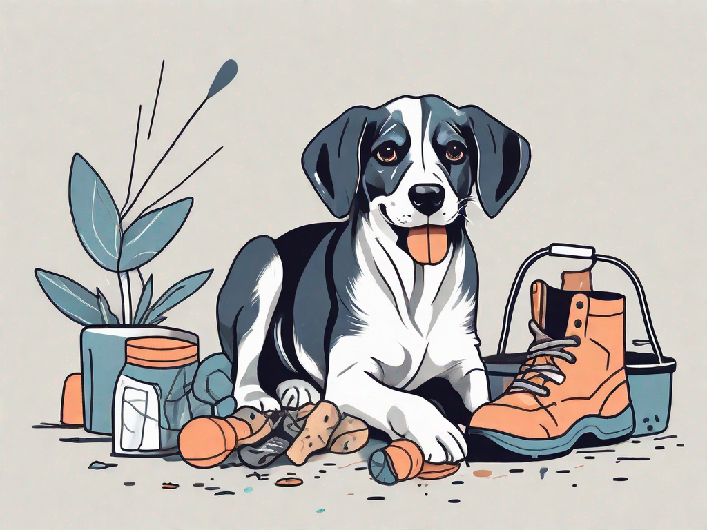 How do I handle a puppy that's teething and chewing on everything?