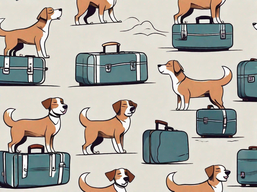 How do I monitor and address changes in my dog's behavior or mood after traveling?