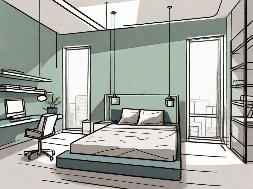 Can vertical spaces be utilized to free up floor space?