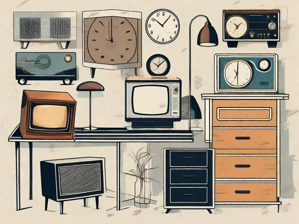 How does the age of an item determine if it's vintage or retro?