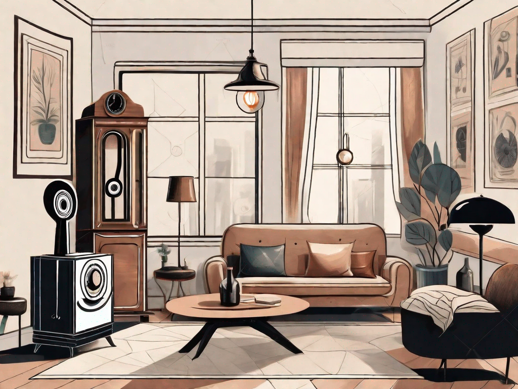 Where can I source authentic vintage or retro decor items?