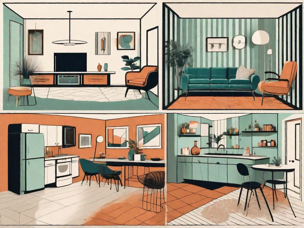 Can vintage and retro styles be used in all areas of the home?
