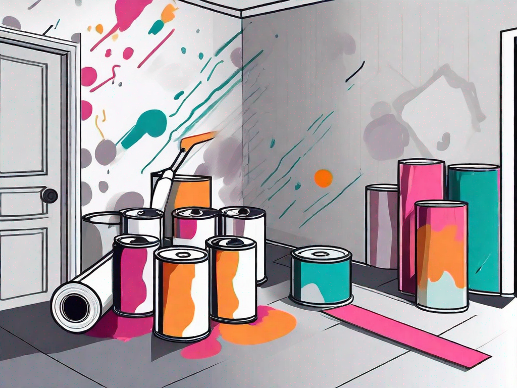 How can paint or wallpaper be used for quick updates?