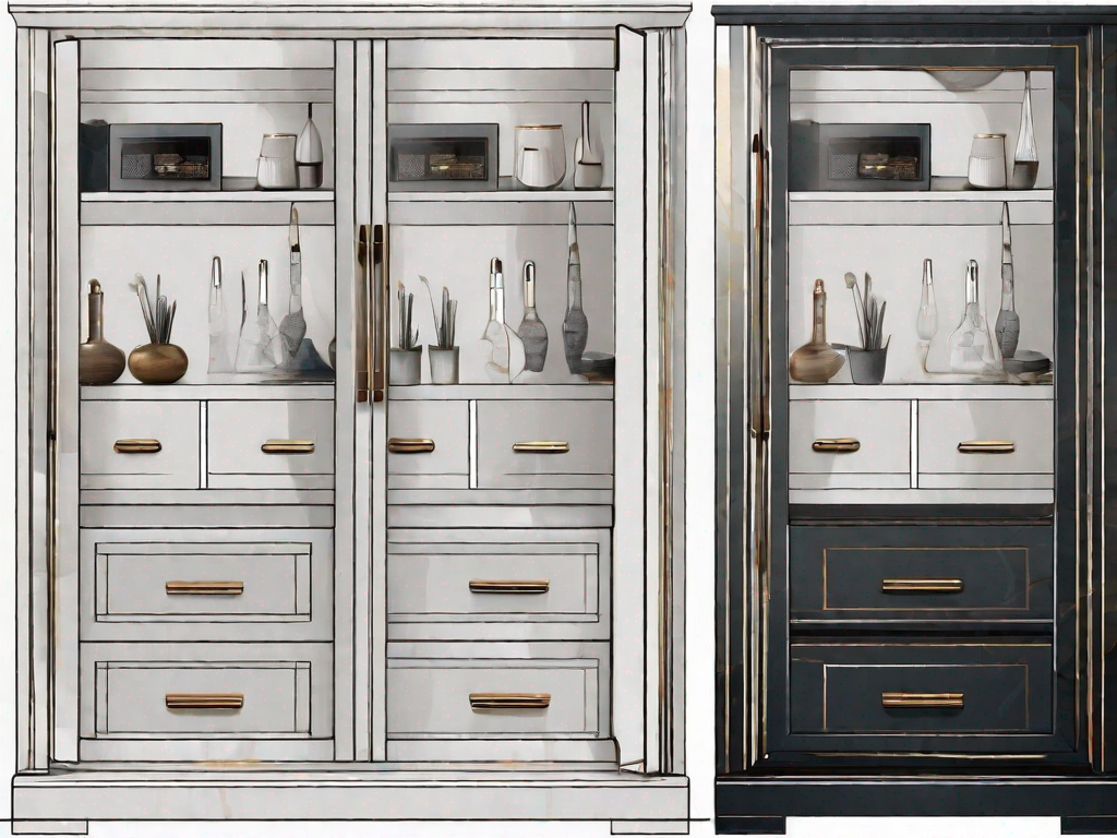 Can changing the hardware on cabinets or doors make a noticeable difference?