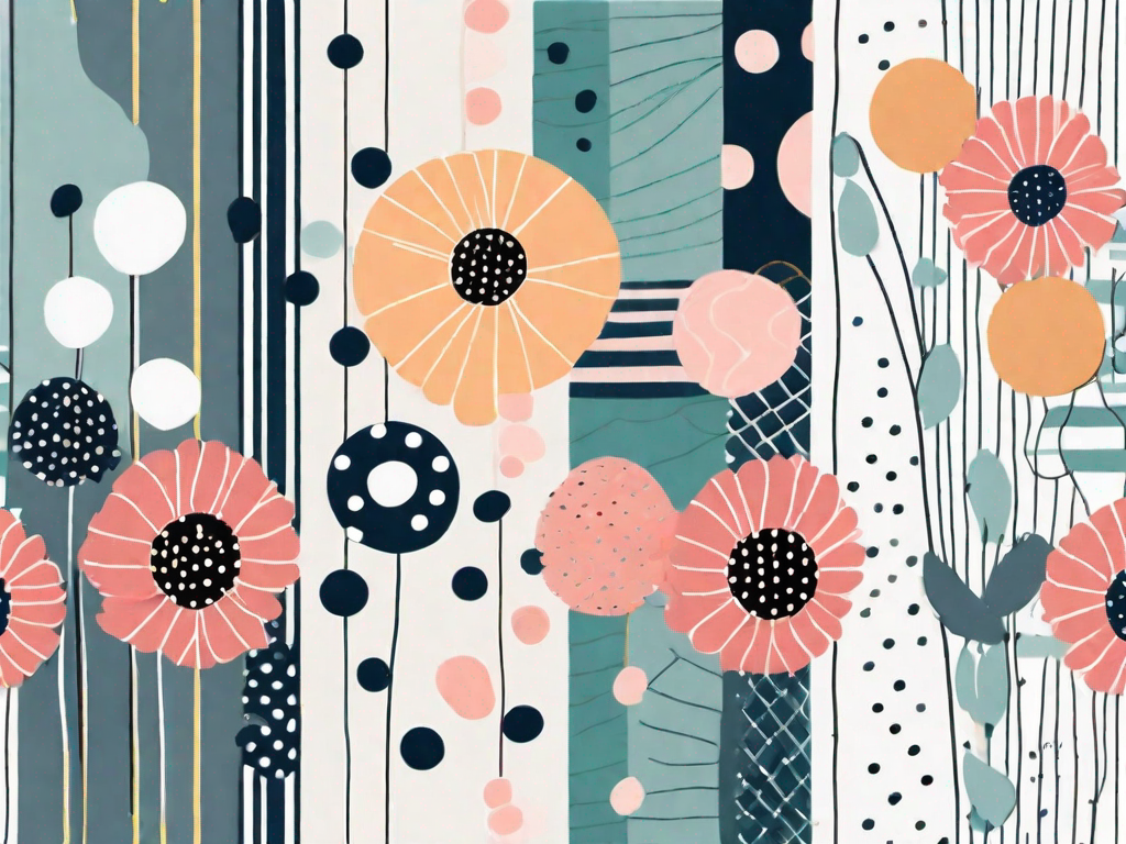 How do color palettes influence pattern mixing?