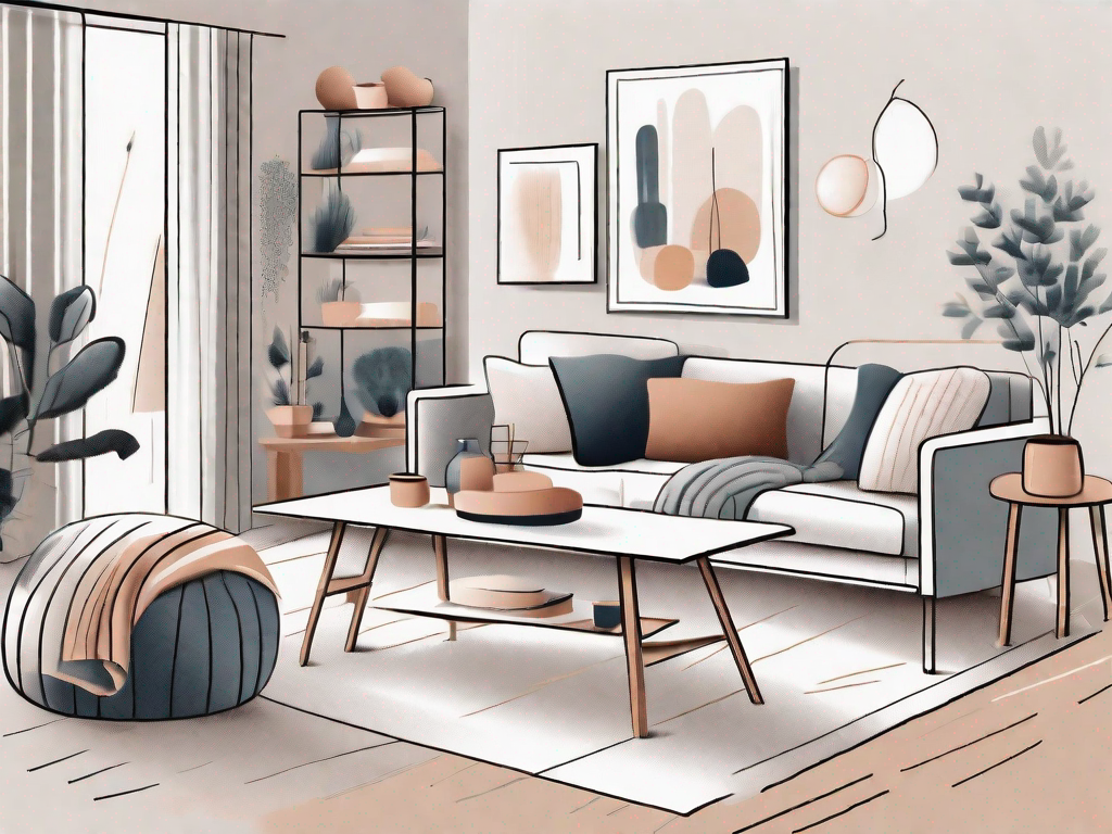 How can I use decor elements like cushions, throws, and blankets effectively?