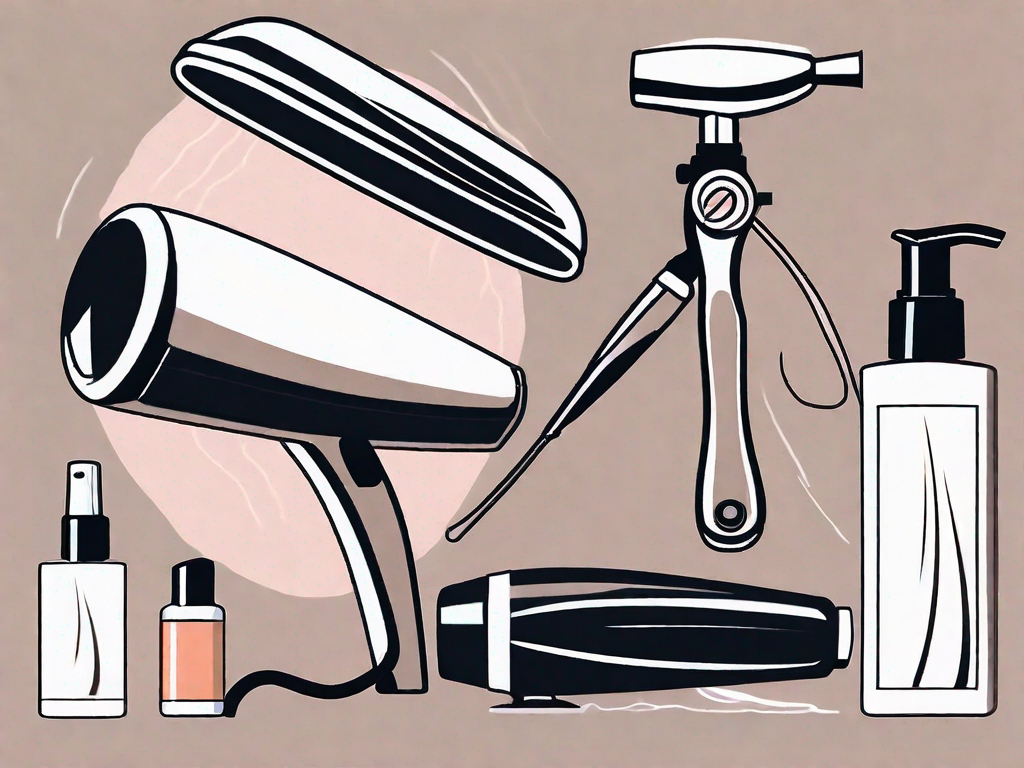 How can I repair hair that's already damaged by heat?