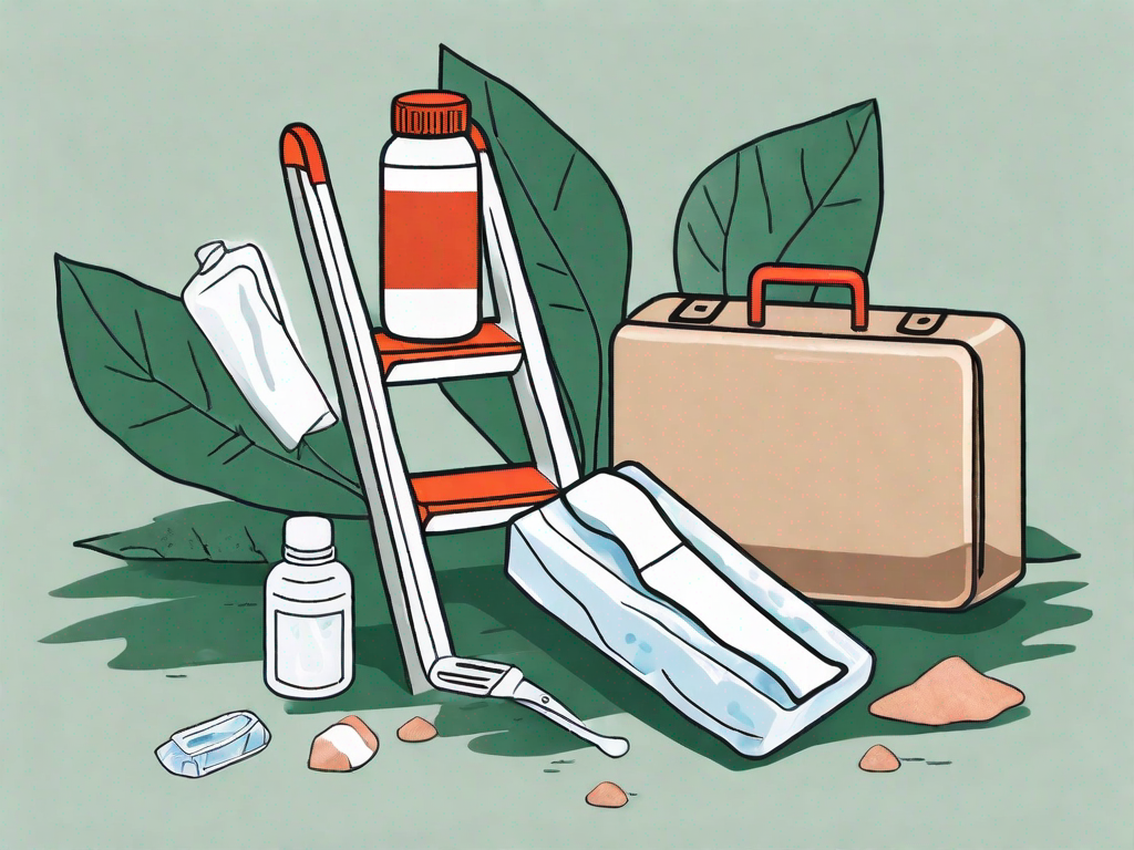 What immediate first aid might be necessary after a fall?