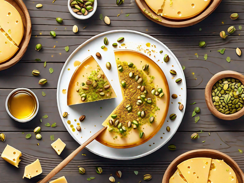 Deliciously Crispy Cheese with Honey and Pistachio Recipe - A Must-Try!